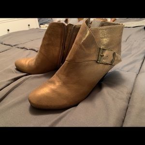 Chicos heel booties